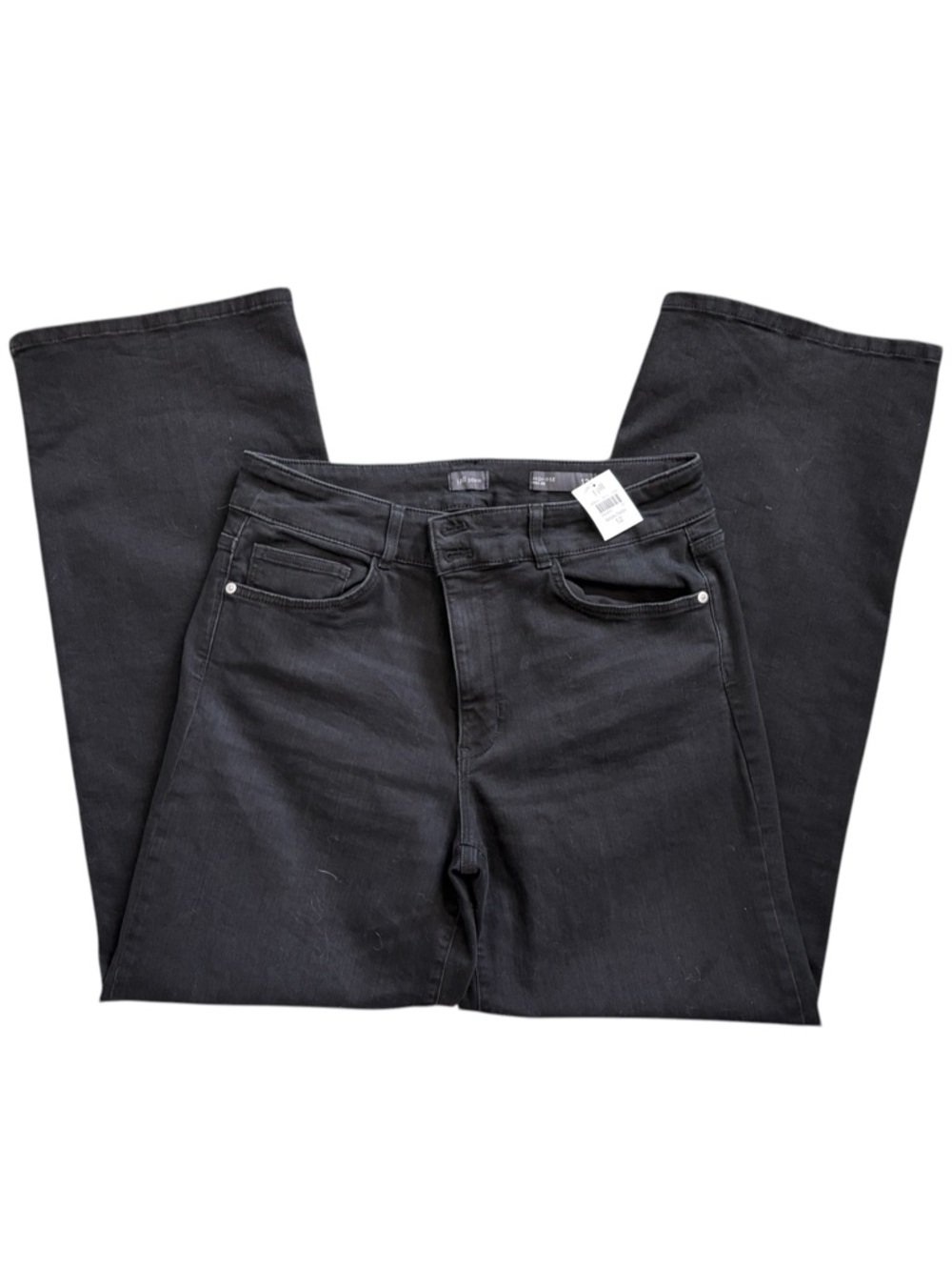 NWT J.Jill Basalt Black High-Rise Full Leg Jeans | Size 12 - Picture 4 of 8